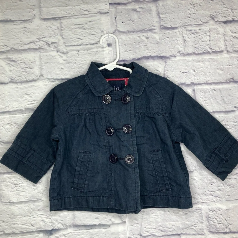 💕 Baby Gap Girls Button Front Jacket 💕